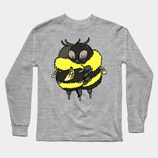 Bee hugs Long Sleeve T-Shirt by huebucket